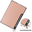 Case2go - Case for Samsung Galaxy Tab S7 FE - Slim Tri-Fold Book Case - Lightweight Smart Cover - Rosé Gold
