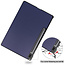 Case2go - Case for Samsung Galaxy Tab S7 FE - Slim Tri-Fold Book Case - Lightweight Smart Cover - Dark blue