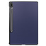 Case2go - Case for Samsung Galaxy Tab S7 FE - Slim Tri-Fold Book Case - Lightweight Smart Cover - Dark blue