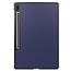 Tablet Hoes geschikt voor Samsung Galaxy Tab S7 FE - 12.4 inch - Auto/Wake-Functie - Tri-Fold Book Case - Donker Blauw