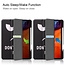 Case2go - Case for iPad Pro 12.9 (2021) - Slim Tri-Fold Book Case - Lightweight Smart Cover with Pencil holder - Don't Touch Me