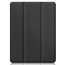 Case2go - Case for iPad Pro 12.9 (2021) - Slim Tri-Fold Book Case - Lightweight Smart Cover with Pencil holder - Black