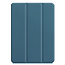 Case2go - Case for iPad Pro 12.9 (2021) - Slim Tri-Fold Book Case - Lightweight Smart Cover - Navy Blue
