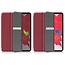 Case for iPad Pro 11 (2021) Case - Cowboy Cover Book Case - Dunkel Red