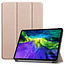 Case2go - Case for iPad Pro 11 (2021) - Slim Tri-Fold Book Case - Lightweight Smart Cover - Gold