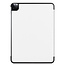 Case2go - Case for iPad Pro 11 (2021) - Slim Tri-Fold Book Case - Lightweight Smart Cover - White