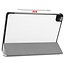 Case2go - Case for iPad Pro 11 (2021) - Slim Tri-Fold Book Case - Lightweight Smart Cover - White