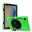 Samsung Galaxy Tab S6 Cover - Hand Strap Armor Case with Pencil holder - Green