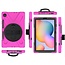 Samsung Galaxy Tab S6 Cover - Hand Strap Armor Case with Pencil holder - Magenta