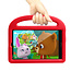 Hoes geschikt voor Huawei Mediapad M5 / M6 - 8.4 inch - Schokbestendige case met handvat - Sparrow Kids Cover - Rood