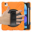 Case2go - iPad Air (2020) Case - Shock-Proof Hand Strap Armor Case - Orange