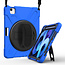 Case2go - iPad Air (2020) Case - Shock-Proof Hand Strap Armor Case - Blue