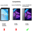 Case2go - Case for Lenovo Tab M10 HD - Second Generation - Slim Tri-Fold Book Case - Lightweight Smart Cover - Galaxy