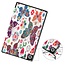 Case2go - Case for Lenovo Tab M10 HD - Second Generation - Slim Tri-Fold Book Case - Lightweight Smart Cover - Butterfly