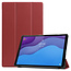 Case2go - Case for Lenovo Tab M10 HD - Second Generation - Slim Tri-Fold Book Case - Lightweight Smart Cover - Wine Red