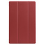 Case2go - Case for Lenovo Tab M10 HD - Second Generation - Slim Tri-Fold Book Case - Lightweight Smart Cover - Wine Red