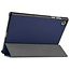 Case2go - Case for Lenovo Tab M10 HD - Second Generation - Slim Tri-Fold Book Case - Lightweight Smart Cover - Dark Blue