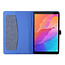 Huawei MatePad T8 Case - Book Case with Soft TPU holder - Blue