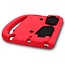 Hoes geschikt voor iPad Air 10.5 (2019) hoes - Schokbestendige case met handvat - Sparrow Kids Cover - Rood