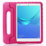 Case for Huawei MediaPad M5 Lite 8.0 - Light Weight Shock Proof Convertible Handle Stand - Kids Friendly Cover - Rose