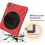 iPad Pro 12.9 (2018/2020) Cover - Hand Strap Armor Case - Red