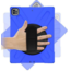 iPad Pro 11 (2018/2020) Cover - Hand Strap Armor Case - Blue