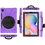 Samsung Galaxy Tab S7 Plus Cover - Hand Strap Armor Case with Pencil holder - Purple