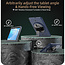 Hoes geschikt voor Huawei MatePad T10s - Hand Strap Armor - Rugged Case met schouderband - 10.1 Inch - Donker Blauw
