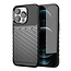 Hoesje geschikt voor iPhone 13 Pro - Back cover - Flexibel TPU - Schokbestendig - Zwart