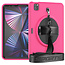 Case for iPad Air 2020 - Hand Strap Armor - Rugged Case with Shoulder Strap - 10.9 Inch - Magenta