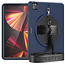 Case for iPad Pro 12.9 (2020/2021) - Hand Strap Armor - Rugged Case with Shoulder Strap - Dark Blue