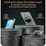 Case for Huawei MatePad T10s - Hand Strap Armor - Rugged Case with Shoulder Strap - 10.1 Inch - Grey