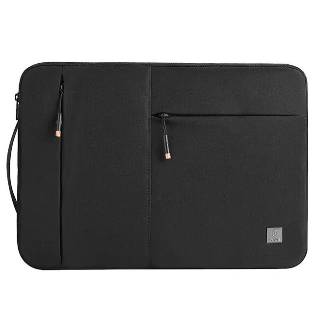WIWU - Laptoptas geschikt voor MacBook - 15.6 Inch - Alpha Slim - Zwart
