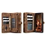 CaseMe - Telefoonhoesje geschikt voor Samsung Galaxy S22 5G - 2 in 1 Book Case en Back Cover - Bruin