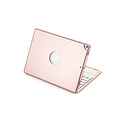 Cover2day Bluetooth toetsenbord Tablet hoes voor iPad 2021 - 10.2 Inch - met Touchpad - Rosé-Goud