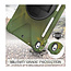 Case2go - Tablet cover suitable for iPad 2021 - 10.2 Inch - Hand Strap Armor Case - Camouflage