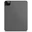 Case2go - Case for iPad Pro 11 (2021) - Slim Tri-Fold Book Case - Lightweight Smart Cover with Pencil Holder - Grey