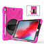 Case2go - iPad 10.2 2020 Case - Shock-Proof Hand Strap Armor Case - Hot Pink