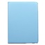 iPad 9.7 - draaibare book case - Licht Blauw