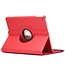 Case for iPad 9.7 - 360 Degree Rotation Stand Cover - Red