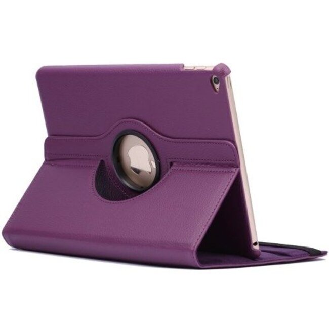 Case for iPad 9.7 - 360 Degree Rotation Stand Cover - Purple