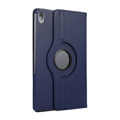 Tablet hoes geschikt voor Lenovo Tab P11 Pro - Draaibare Book Case Cover - 11.5 Inch - Donker Blauw