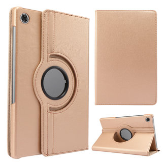 Cover2day Cover2day - Tablet hoes geschikt voor Lenovo Tab M10 Plus - Draaibare Book Case Cover - 10.3 Inch - Goud