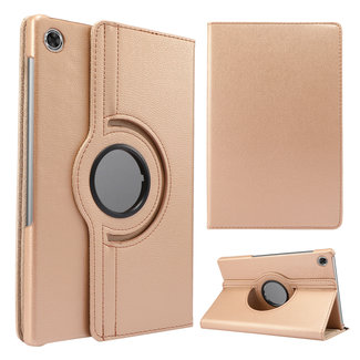 Cover2day Lenovo Tab M10 Plus Sleeve - Rotatable Book Case Cover - 10.3 Inch - Gold