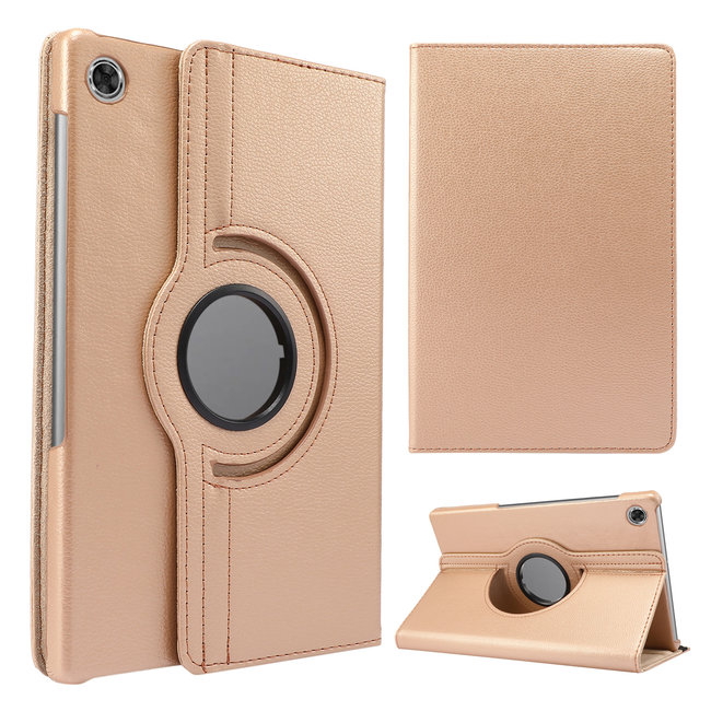Cover2day - Case for Lenovo Tab M10 Plus - Rotatable Book Case Cover - 10.3 Inch - Gold