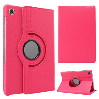 Cover2day Cover2day - Tablet hoes geschikt voor Lenovo Tab M10 Plus - Draaibare Book Case Cover - 10.3 Inch - Donker Roze