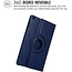 Cover2day - Tablet hoes geschikt voor Samsung Galaxy Tab A7 - Draaibare Book Case Cover - 10.4 inch - Donker Blauw