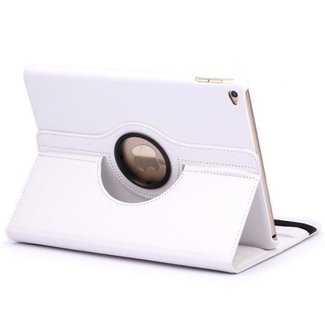 Cover2day Case for iPad 9.7 - 360 Degree Rotation Stand Cover - White