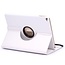 Cover2day - Tablet hoes geschikt voor iPad 9.7 - draaibare book case - Wit