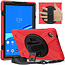 Case for Lenovo Tab M10 Plus - Hand Strap Armor - 10.3 Inch - Red